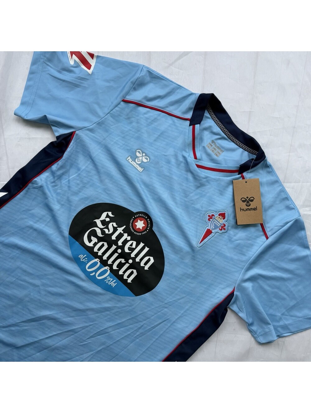 Celta Vigo Borja Iglesias #7 Hummel Soccer Jersey Men L NWT La Liga Spain